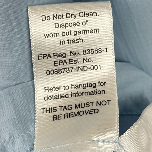 Koppen Large No Fly Zone Insect Repellent Fishing Hiking Camping Button Down Top - Picture 8 of 10